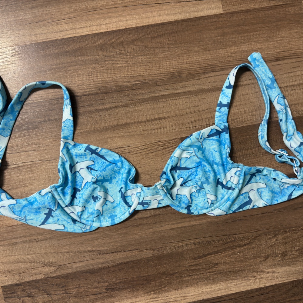 Moana Bikini Top Hammerhead Shark Print